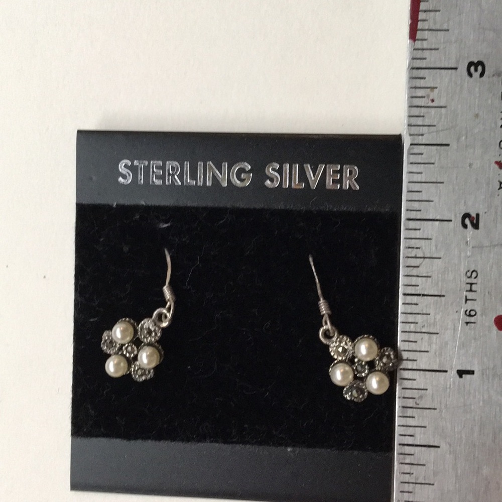 Sterling Silver Dangling Earrings